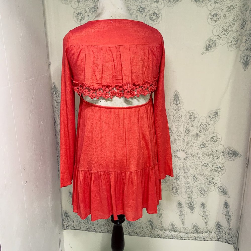 Free People Gentle Dreamer Dress Cutout Crochet - Picture 5 of 8